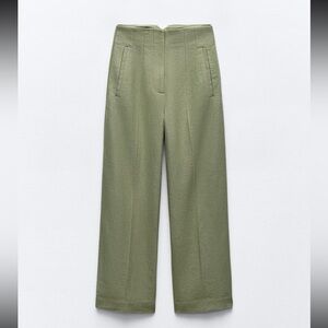 NWT Zara High Waister Straight Cut Pants